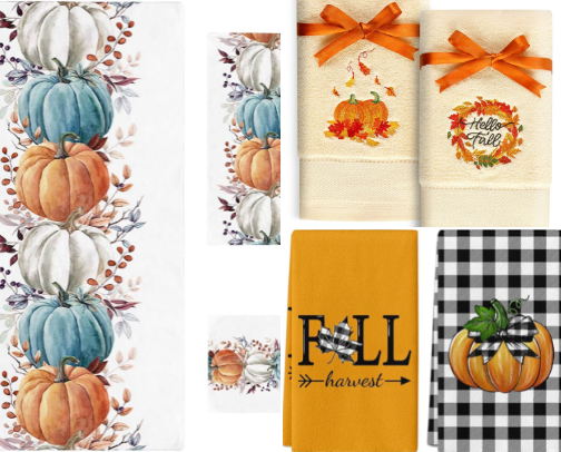 Fall bathroom vibes cover photo collage