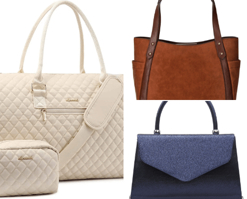 Trendy and Modern women's bags👜 cover photo collage
