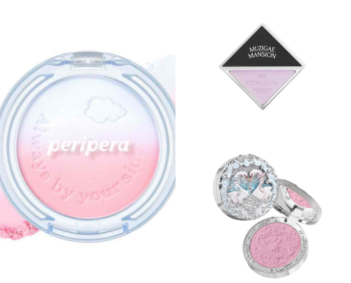 Best cool toned blushes 🎀 cover photo collage
