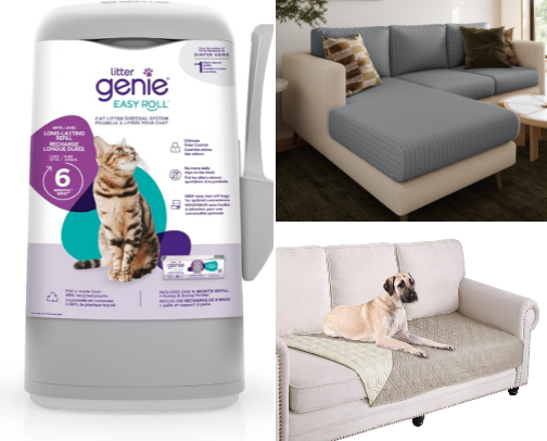 Clean House, Happy Pets: Pet Cleaning Products That Actually Work cover photo collage