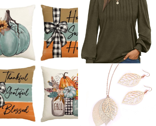 Amazon fall finds cover photo collage