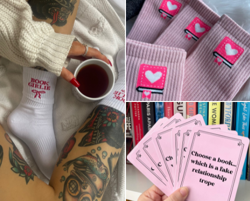 bookish girlies cover photo collage