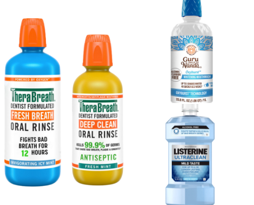 Mouth wash cover photo collage