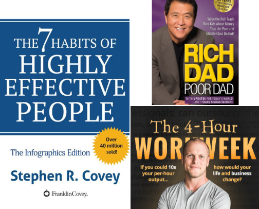 These books helped me to be a better investor. cover photo collage
