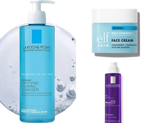 Skincare I Actually Use cover photo collage