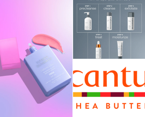 My skincare & makeup essentials 🫧 cover photo collage