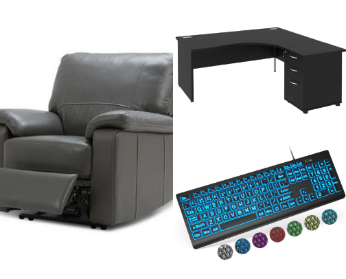 Home Office, Sorted: Comfort, Calls & Everyday Organisation cover photo collage