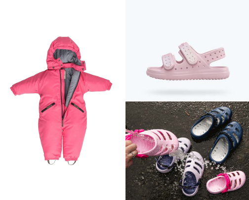 My favorite kids clothing cover photo collage