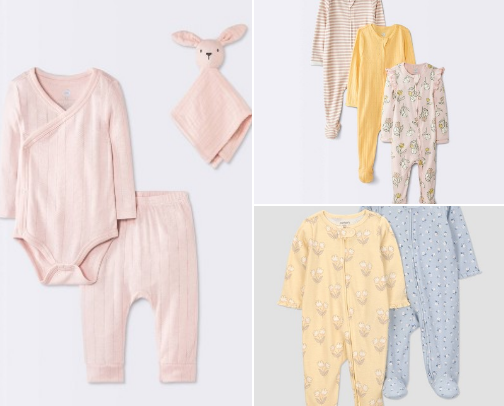 Baby girl closet necessities cover photo collage
