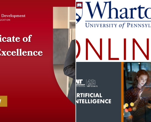 The Executive Edge: Professional Development & Strategic Leadership cover photo collage