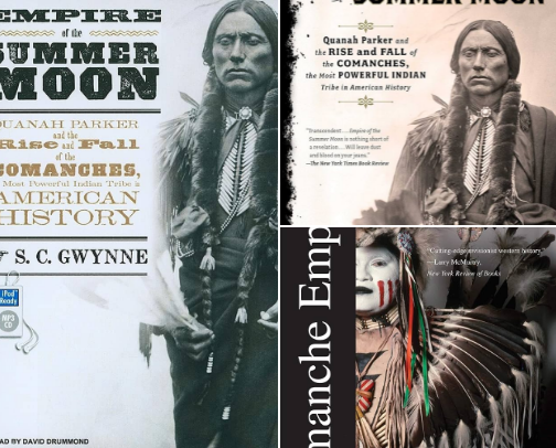 Reading companions for Empire of the Summer Moon: Quanah Parker and the Rise and Fall of cover photo collage