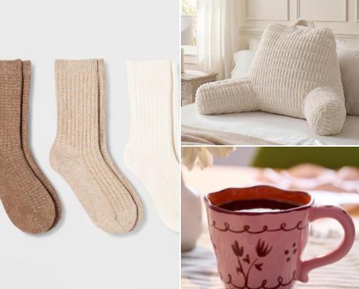 cozy reading cover photo collage