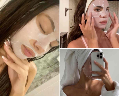 skincare must haves 🐆 cover photo collage