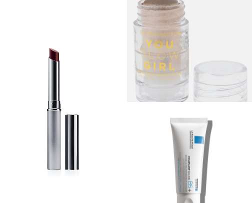 Mis favs de skincare and make up cover photo collage