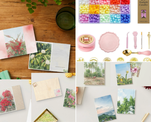 Postcards & Mailing Club Essentials cover photo collage