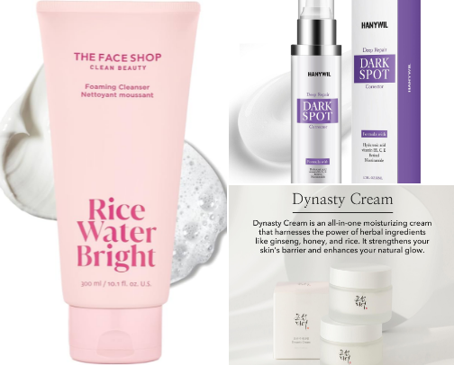 My favorite Skin care cover photo collage