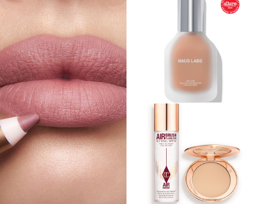 "IT" girl skin prep & glam cover photo collage