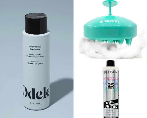 Hair care cover photo collage