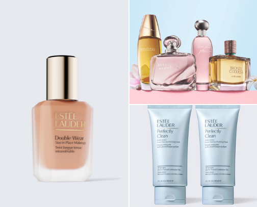 My Estee Lauder Recommendations cover photo collage