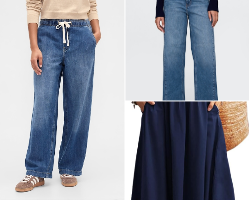Short girl clothes cover photo collage