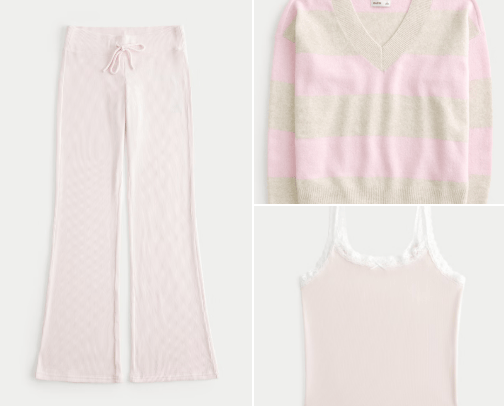 Girly fall clothes cover photo collage