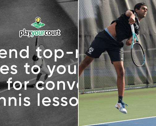 Tennis lessons 🎾 cover photo collage