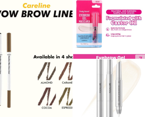 Make up Products cover photo collage