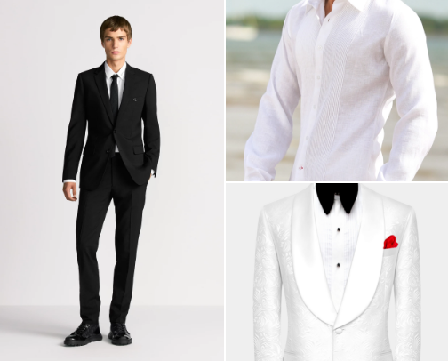 The Groom’s Wardrobe cover photo collage