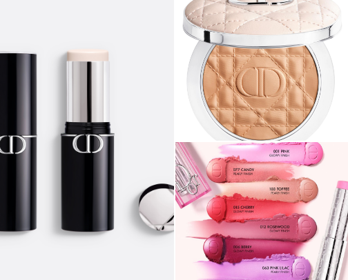Full face of dior cover photo collage