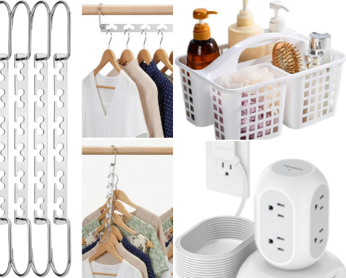 College/Uni dorm essentials cover photo collage