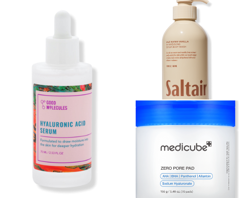 Skin Care and Hygiene Essentials I Showertok favs cover photo collage