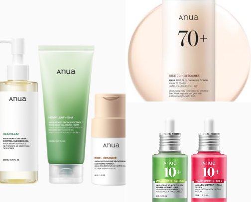 Skin care routine cover photo collage