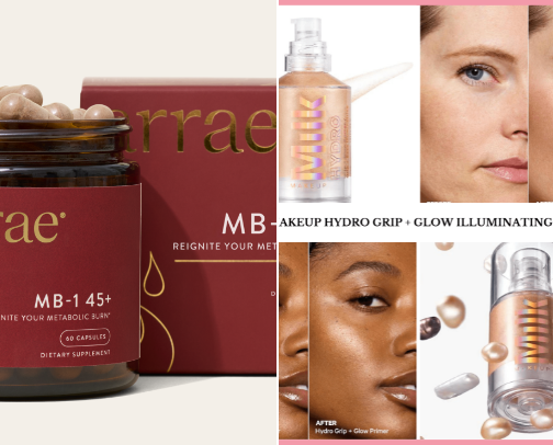 My beauty and supplement MUST HAVES as a woman in her 40s cover photo collage
