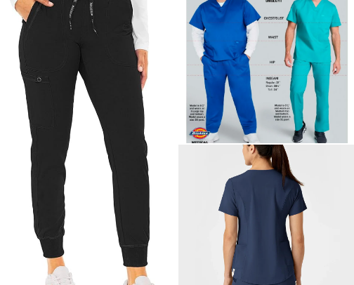 Budget-friendly picks scrubs cover photo collage