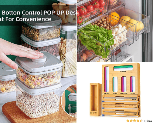KITCHEN ORGANIZATION cover photo collage