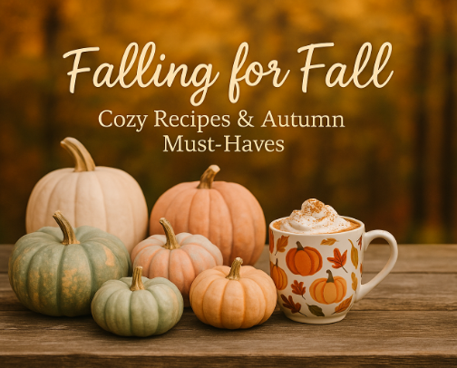 Falling for Fall: Cozy Recipes, Decor & Autumn Must-Haves cover photo collage