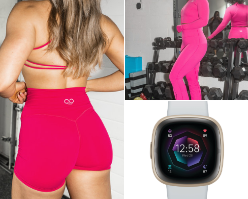 Fit Ladies, She’s Got Strength all your Workout Clothing and Home Accessories cover photo collage