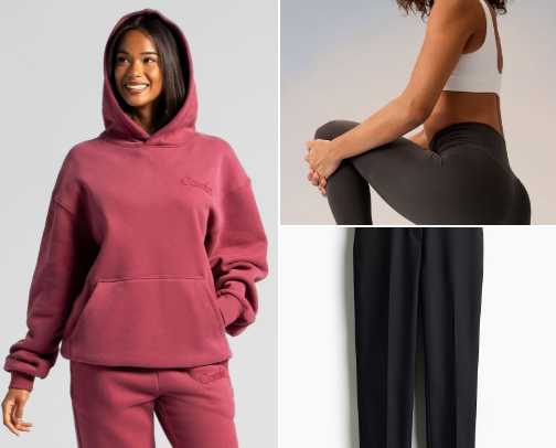 Clothing cover photo collage