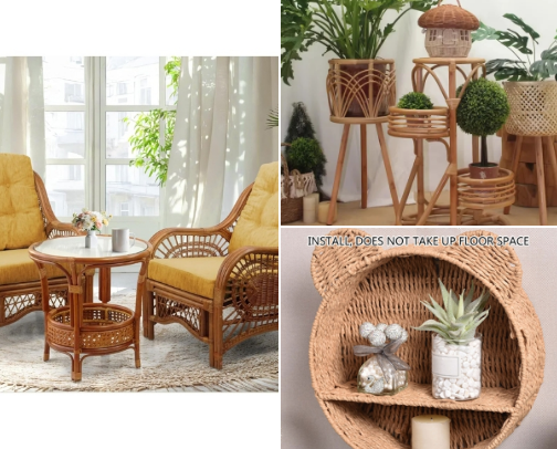 Rattan Products cover photo collage
