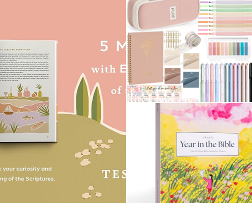 Bible Study Favorite Products cover photo collage