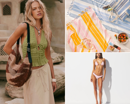 Summer staples 🌞🐚🩴 cover photo collage