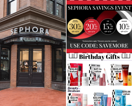 Beauty lifestyle cover photo collage