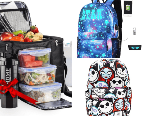 school gadgets cover photo collage