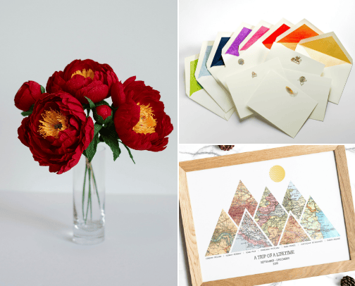 First Wedding Anniversary Gift Ideas cover photo collage