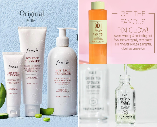 Ultimate Skincare Routine cover photo collage