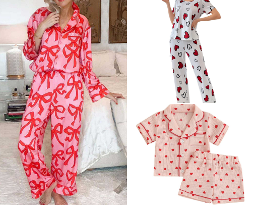 Cutest Valentine’s Day PJs for the Perfect Cozy Night In cover photo collage
