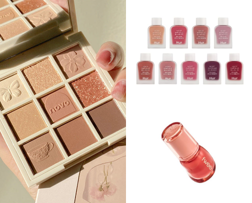 Makeup favorites cover photo collage