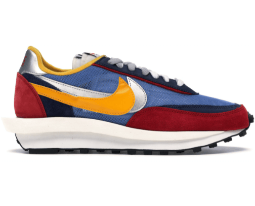 Nike LD x Sacai Waffle Varsity Blue cover photo collage