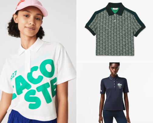 Lacoste T-shirt (Woman) cover photo collage