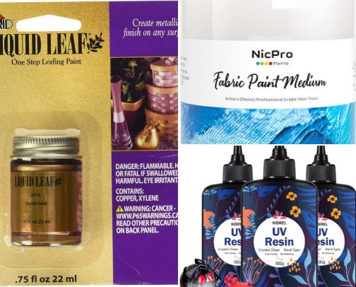 My art & creative supplies I love for Hello Juniper by Jenny cover photo collage